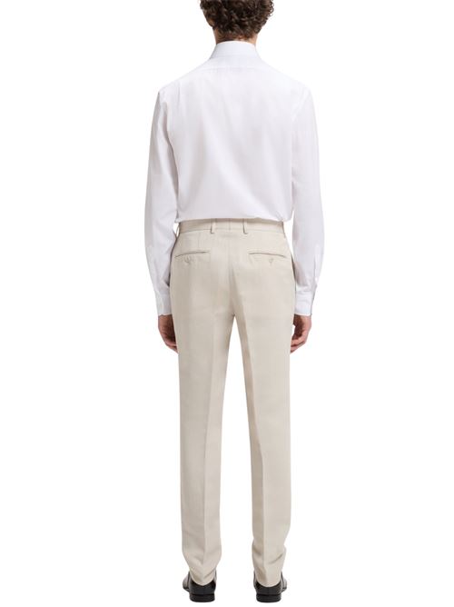 Pantalone in misto lino BOSS by Beckham Hugo Boss | 50563811075
